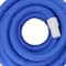Pool Central 1.5" x 25ft. Blue Blow-Molded PE In-Ground Swimming Pool Vacuum Hose with Swivel Cuff